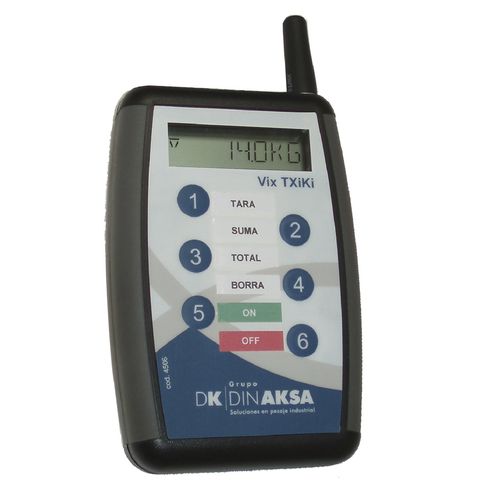 Wägeindikator mit LCD-Anzeige - VIX TXIKI - DINAKSA PESAJE - tragbar / robust / Multifunktion