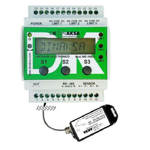 Rundstrahl-Neigungsmesser - INC-E725 - DINAKSA PESAJE - RS-485 / mit Spannungsausgang / 4-20 mA