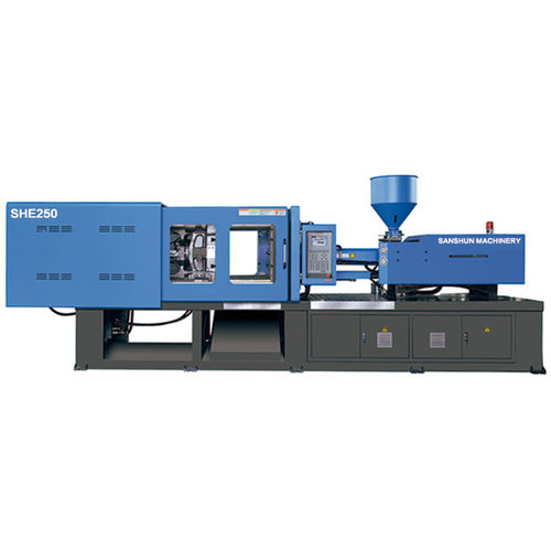 Horizontale Spritzgießmaschine - SHE250 - NINGBO SANSHUN MACHINERY & TECHNOLOGY CO.,LTD - hydraulisch / Kniehebel