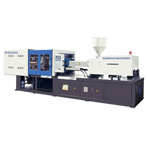 Horizontale Spritzgießmaschine - SHE230G - NINGBO SANSHUN MACHINERY & TECHNOLOGY CO.,LTD - hydraulisch / Kniehebel