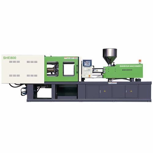 Horizontale Spritzgießmaschine - SHE800 - NINGBO SANSHUN MACHINERY & TECHNOLOGY CO.,LTD - hydraulisch / Kniehebel