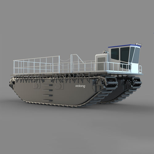Amphibisches Fahrzeug - AT-10 - Relong Tech - für den Materialtransport / Diesel / Raupen
