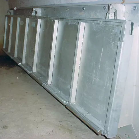 Hubwehr zur Abwasseraufbereitung - HydroFlap  - Abionik