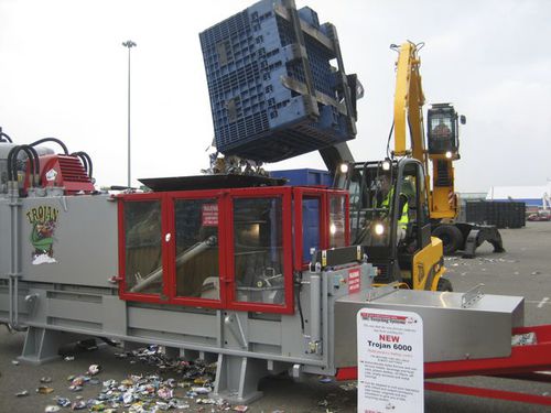 Ballenpresse für Metall - Trojan - JMC Recycling Systems Ltd - horizontal / mit oberer Öffnung / automatisch