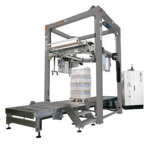 Stretchwickler mit Drehring - Saturn S8 - MOVITEC WRAPPING SYSTEMS, SLU - vollautomatisch / für die Lebensmittel- und Getränkeindustrie / Paletten