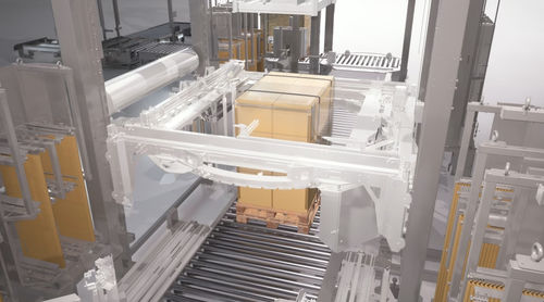 Automatische Umreifungsmaschine - MOVITEC WRAPPING SYSTEMS, SLU - für die Verpackungsindustrie / Kantenschutz-Applikator