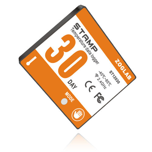 Datenlogger / Feuchtigkeit und Temperatur - STAMP - Zoglab Microsystem - drahtlos / RFID / ohne Display
