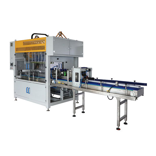 Kartonpacker mit oberer Öffnung - CZX45-300 - Qingdao Ausense Packing Equipment Co., Ltd. - automatisch / für Flaschen / für Konservendosen