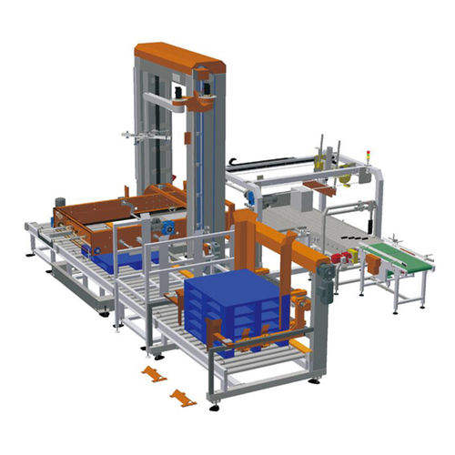 Bodenlade-Palettierer - LMD30 - Qingdao Ausense Packing Equipment Co., Ltd. - für Karton / automatisch