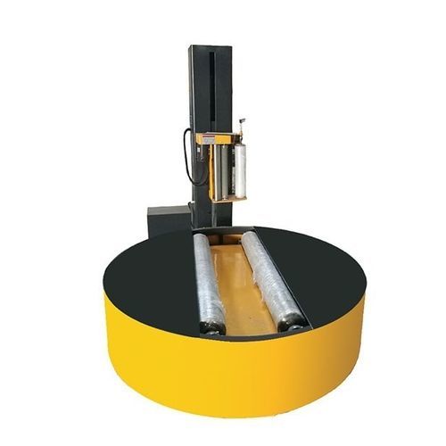 Stretchwickler mit Drehteller - Y1650F - Qingdao Ausense Packing Equipment Co., Ltd. - halbautomatisch / Paletten / mit Stretchfolie