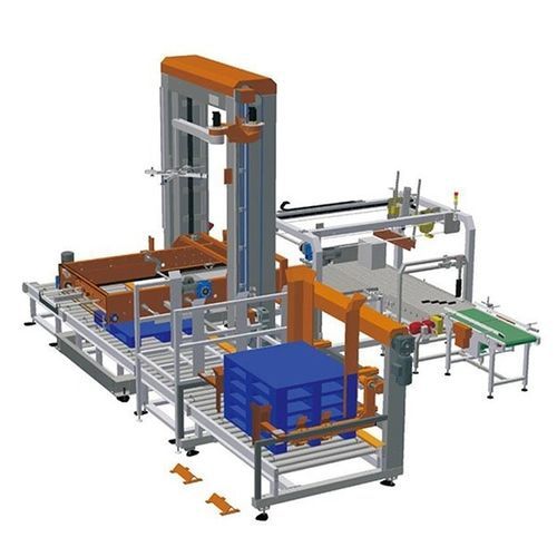 Portalpalettierer - YPK-LMD20 - Qingdao Ausense Packing Equipment Co., Ltd. - Bodenlade / für Kisten / Paletten