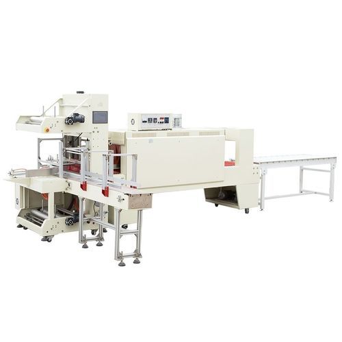 Automatische Schrumpffolienverpackungsmaschine - ST6040A+BSE6040A - Qingdao Ausense Packing Equipment Co., Ltd. - für Flaschen / für Muffen / Stapel