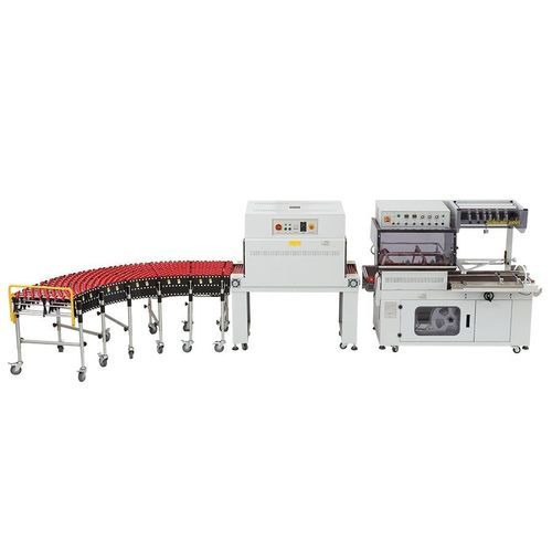 Schrumpffolienverpackungsmaschine mit L-Schweißmaschine - FL5545TBA+SM4525 - Qingdao Ausense Packing Equipment Co., Ltd. - vollautomatisch / für Verpackung / für Kleinteile