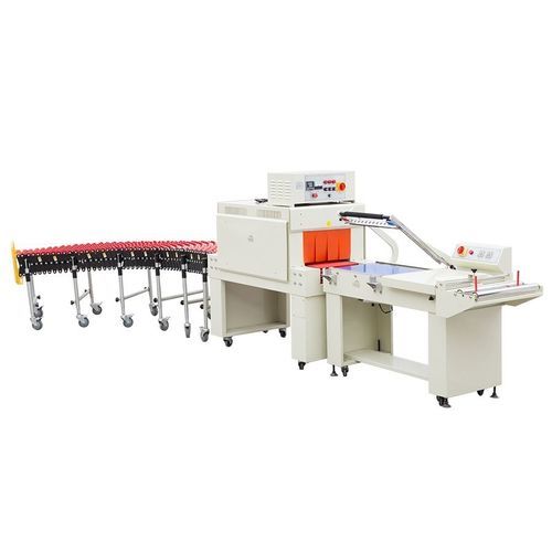 Halbautomatische Schrumpffolienverpackungsmaschine - FQL450A - Qingdao Ausense Packing Equipment Co., Ltd. - für Ofen / mit Schrumpftunnel / mit L-Schweißmaschine
