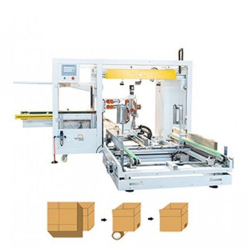 Automatischer Kartonaufrichter - YPK-4012 - Qingdao Ausense Packing Equipment Co., Ltd. - Hotmelt-Klebstoff / mit Klebeband / mit hohem Durchsatz
