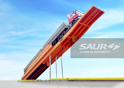 Plattform zum Entladen - Saur - für LKW