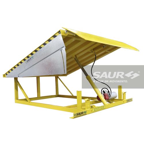 Hydraulische Überladebrücke - Saur - Klappkeit