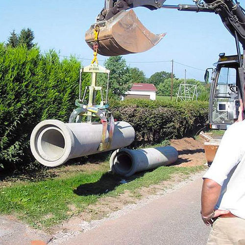 Hebeklemme für Betonrohre - Saur - vertikal / mechanisch