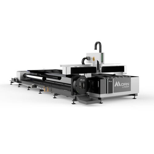Faserlaser-Schneidemaschine - MT-L1530FR - Mornlaser Technology Co.,Ltd - für Aluminium / für Edelstahl / für Stahl