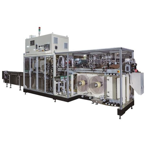 PLC-gesteuerte Verpackungsmaschine - GM-088W - Xiamen Gachn Technology Co.,Ltd. - servogesteuert / Folien / für Papierservietten