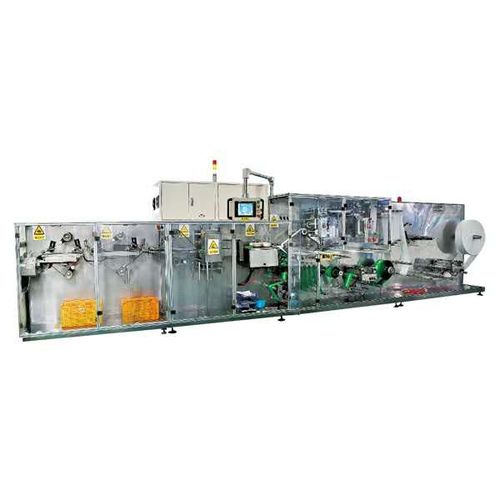 Produktionsanlage / feuchte Reinigungstücher - GM-082 - Xiamen Gachn Technology Co.,Ltd. - PLC-gesteuert