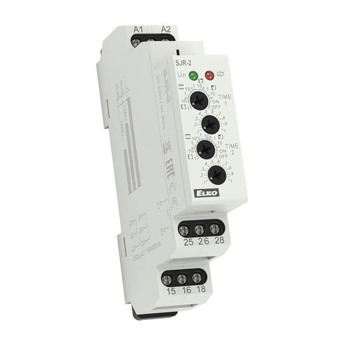 Hutschienen-Timer - SJR-2 - ELKO - DPDT