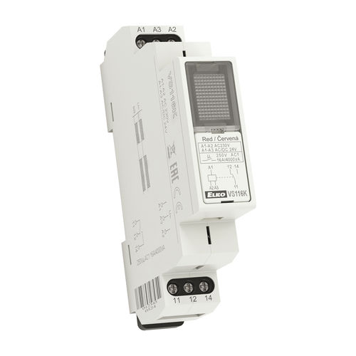 Elektromechanisches Relais / 24 VDC - VS series - ELKO - für DIN-Schiene / Leistung / Hilfs