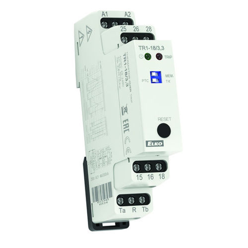 Temperaturüberwachungsrelais - TR1-18 - ELKO - 2NO/NF / AC/DC