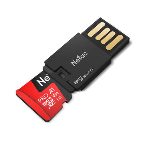 Speicherkartenleser mit Außenverbindung - P302 - Netac Technology Co.,Ltd. - MicroSD / USB