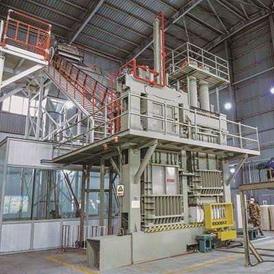 Hydraulische Presse - MDY400D - Shandong Swan Cotton Industrial Machinery Stock Co - Biege / Prozess / Rahmen