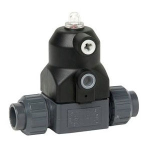 Membranventil - 186 series - SED Flow Control GmbH - pneumatisch gesteuert / für Wasser / Kunststoff