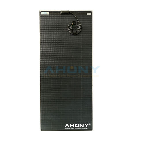 Solarpanel / monokristallines Silicium - eMarvel 200w-BL - Shenzhen Ahony Power Co.,Ltd. - CE / black / elastisch