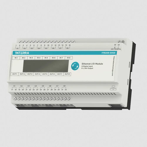 Digitales E/A-Modul - ITR208-0005 - Interra - Ethernet / 8 Kanäle / Sicherheit