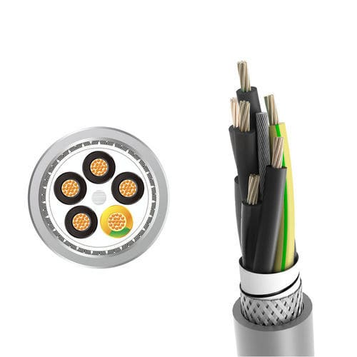 Versorgungs-Stromkabel - LONGFLEX® MC 712 CP  - Zhaolong Interconnect - DIN / schwerentflammbar / mehrstrangig