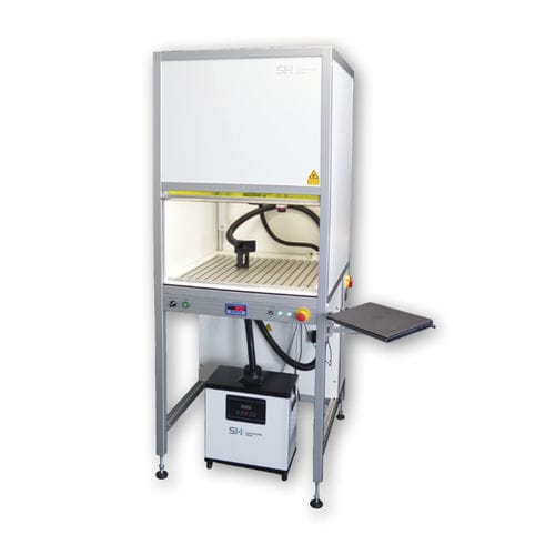Laserbeschriftungssystem - LAS 28 XL - Systemtechnik Hölzer GmbH - Faserlaser / halbautomatisch / Industrie