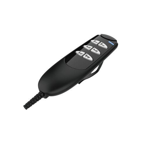 Fernbedienung mit E-Kabel - HJH22 - Qingdao hao jiang intelligent technology co., LTD - mit Knöpfen / für Krankenhausbetten / mit 6 Tasten