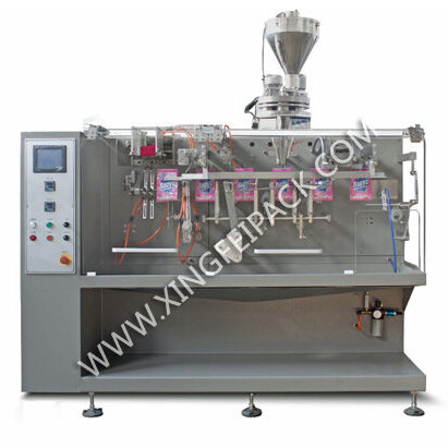 Automatische Verpackungsmaschine - XFSG-180 - Shanghai Xingfei Packaging Machinery Co., Ltd. - horizontal / für Flüssigkeiten / Granulat