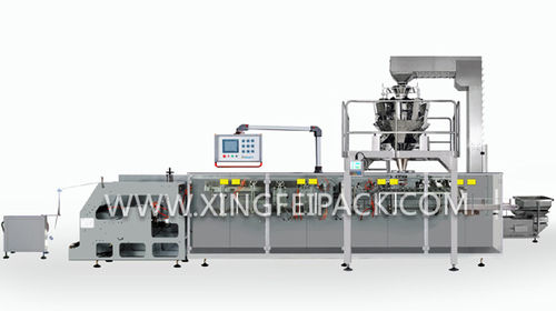Horizontale Absackmaschine - XFS-180S - Shanghai Xingfei Packaging Machinery Co., Ltd. - H-FFS / per Gewicht / automatisch