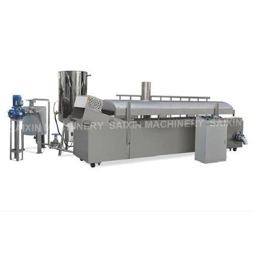 Kontinuierliche Fritteuse - Jinan Saixin Machinery Co., Ltd. - elektrisch / automatisch