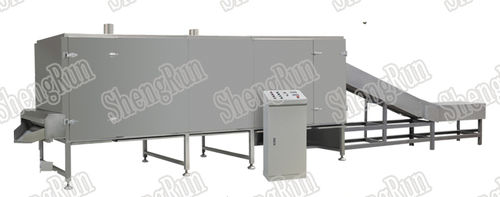 Kontinuierlicher Trockner - KX series - Jinan Shengrun Machinery Co., Ltd. - für die Lebensmittelindustrie / kompakt