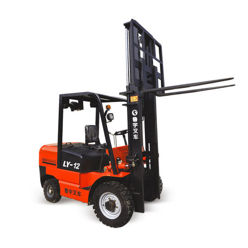 Elektrischer Gabelstapler - LY-12 - Shandong Luyu Heavy Industry Machinery Co., Ltd. - Sitz / kompakt