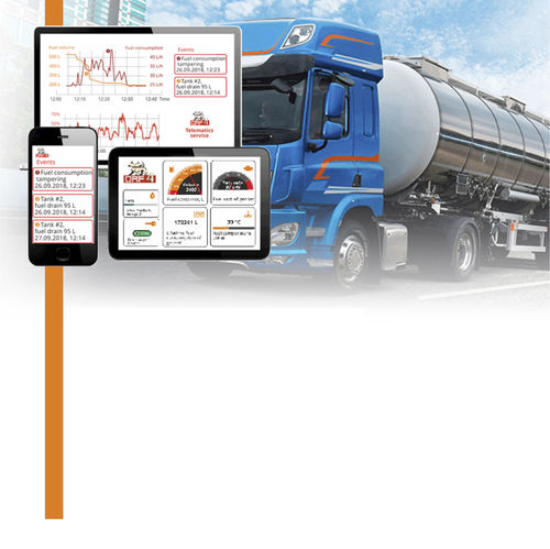 Kraftstoffverbrauch-Überwachungssystem - TECHNOTON - für Fahrzeuge / für LKW / drahtlos