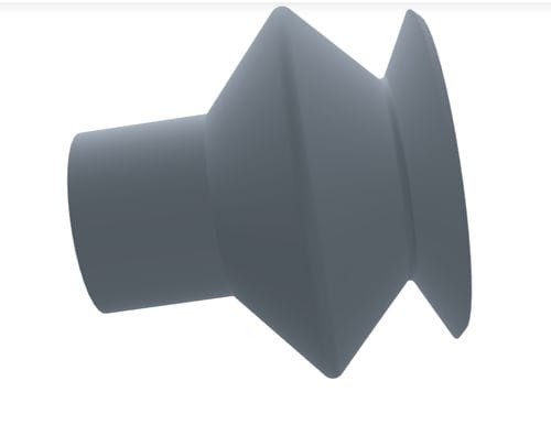 Balg-Saugnapf - 210.015.015.01 - Morali GmbH - Silikon / NBR