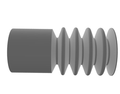 Balg-Saugnapf - 240.010.028.01 - Morali GmbH - Silikon / NBR