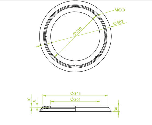 Flacher Saugnapf - 13.382.065.01 - Morali GmbH - EPDM / NBR