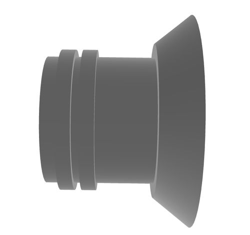 Balg-Saugnapf - 10.015.031.02 - Morali GmbH - Silikon