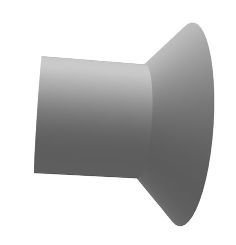 Flacher Saugnapf - 10.016.039.01 - Morali GmbH - Silikon / NBR