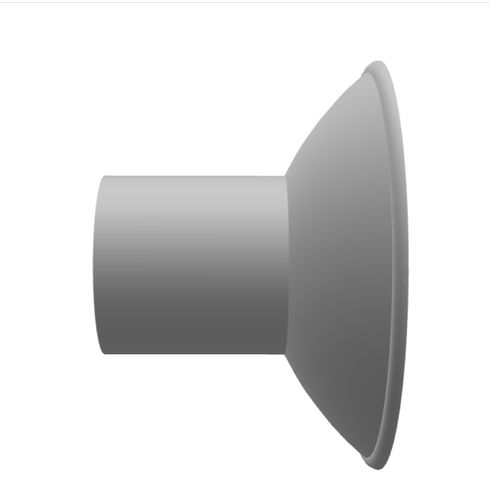 Flacher Saugnapf - 10.018.202.01 - Morali GmbH - Silikon / NBR