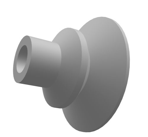 Balg-Saugnapf - 210.036.107.02 - Morali GmbH - Silikon