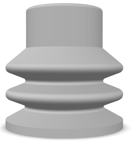 Balg-Saugnapf - 220.018.055.02 - Morali GmbH - Silikon